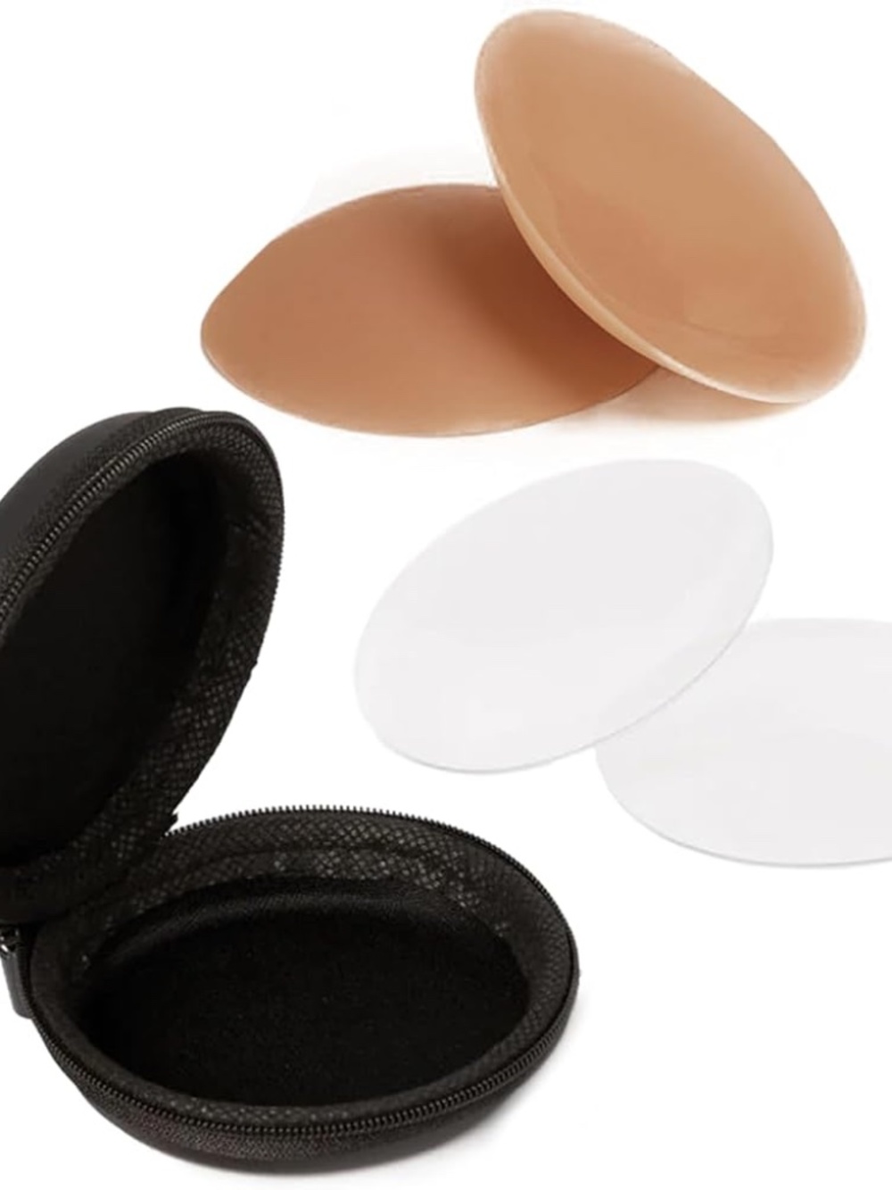 Goodlines Reusable Silicone Nipple Covers in color sunkissed honey, large, NWT